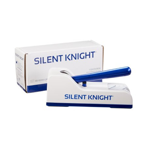 Pill Crusher Silent Knight Hand Operated Blue / White SK-0500-LMP Each/1