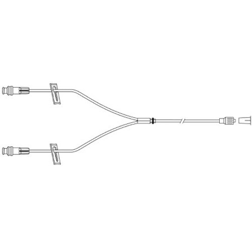 Extension Set SmartSite 9 Inch Tubing 2 Ports 0.6 mL Priming Volume DEHP-Free 20019E Case/100