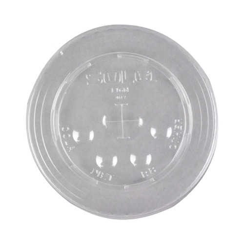 Lid Solo Clear Straw-Slot Lid 668NS Case/2000