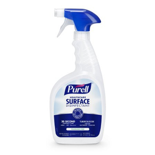 Purell Surface Disinfectant Cleaner Alcohol Based Pump Spray Liquid 32 oz. Bottle Alcohol Scent NonSterile 3340-06 Case/6