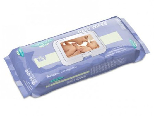 Baby Wipe Clean and Condition Soft Pack Water / Paraffinum Liquidum / Propylene Glycol Scented 80 Count 04467720540 Pack/80