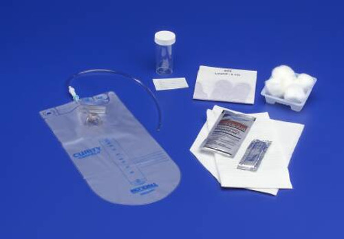Intermittent Catheter Tray Curity Closed System / Urethral 14 Fr. Without Balloon Vinyl 2480- Case/20
