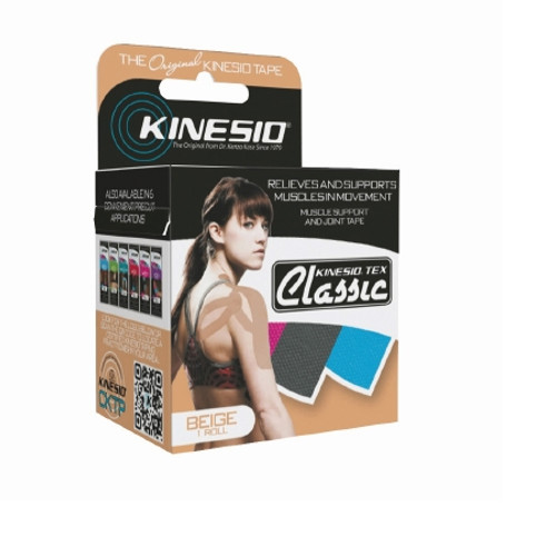 Kinesiology Tape Kinesio Tex Classic Water Resistant Cotton 2 Inch X 4-2/5 Yard Beige NonSterile 24-4890-6 Pack/6