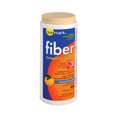 Fiber Supplement sunmark Orange Flavor Powder 20.3 oz. Psyllium Husk 01093981444 Each/1