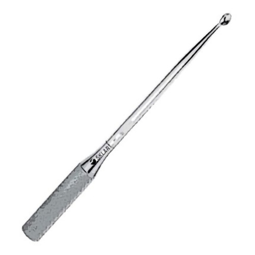 Bone Curette Sklar 8 Inch Length Single-ended Round Knurled Handle Size 00 Tip Straight Oval Cup Tip 41-1934 Each/1