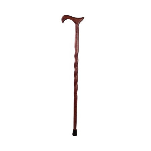 T-Handle Cane Brazos Wood 34 Inch Height Red 502-3000-0051