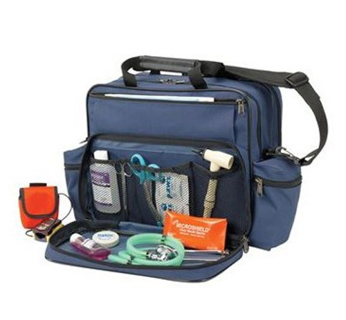 Shoulder Bag Home Health Series Navy 600D Waterproof 3-1/2 X 3-1/2 X 14 Inch 0650CA-NV Case/10