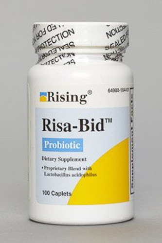 Probiotic Dietary Supplement Risa-Bid 100 per Bottle Caplet 64980016401 Each/1