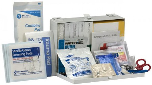 Contractor First Aid Kit First Aid Only 25 People Metal Case 90670 Each/1