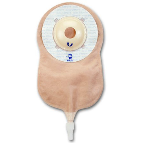 Urostomy Pouch UltraLite One-Piece System 9-1/4 Inch Length 5/8 Inch Stoma Shallow Convex Pre-Cut 77031 Box/10