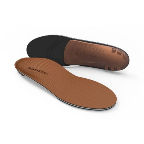 Superfeet Copper DMP Insole Full Length Size B Foam Black / Tan Child 2-1/2 to 4 / Female 4-1/2 to 6 37004 Pair/1