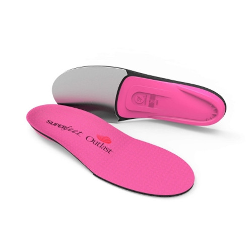 Superfeet Insole Full Length Size C Foam Hot Pink Female 6-1/2 to 8 71007 Pair/1