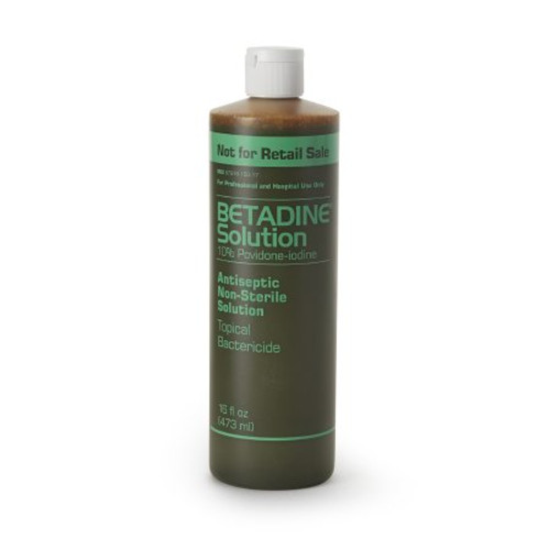 Skin Prep Solution Betadine 16 oz. Bottle 10% Strength Povidone-Iodine NonSterile 67618015017