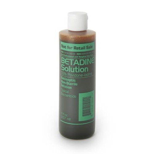 Skin Prep Solution Betadine 8 oz. Bottle 10% Strength Povidone-Iodine NonSterile 67618015009