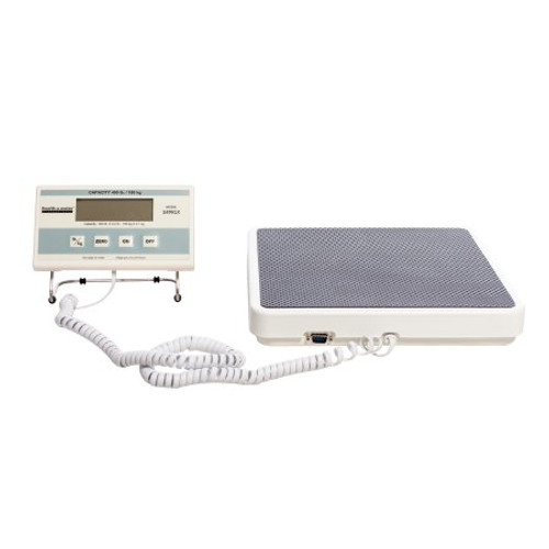 Floor Scale Health O Meter Digital LCD Display 400 lbs. Capacity White AC Adapter / Battery Operated 349KLXAD