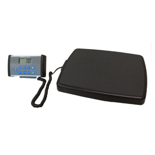 Floor Scale Health O Meter Digital LCD Display 500 lbs. Capacity Black / Gray AC Adapter / Battery Operated 498KLAD