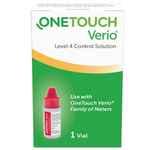 Blood Glucose Control Solution OneTouch Verio Blood Glucose Testing 48 s Level 4 022274