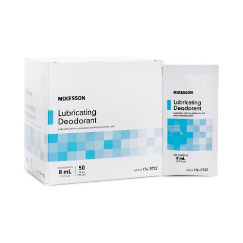 Lubricating Ostomy Appliance Deodorant McKesson Lubricating 8 mL Packet Unscented 176-5722