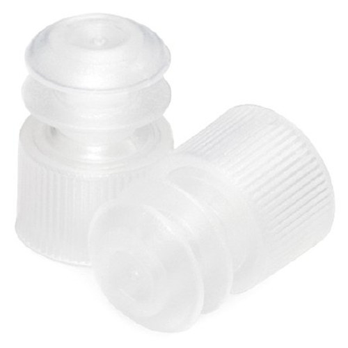 McKesson Tube Closure Polyethylene Flanged Plug Cap Natural 12 mm 12 mm Test Tubes Centrifuge Tubes Round Cuvettes NonSterile 177-118127C