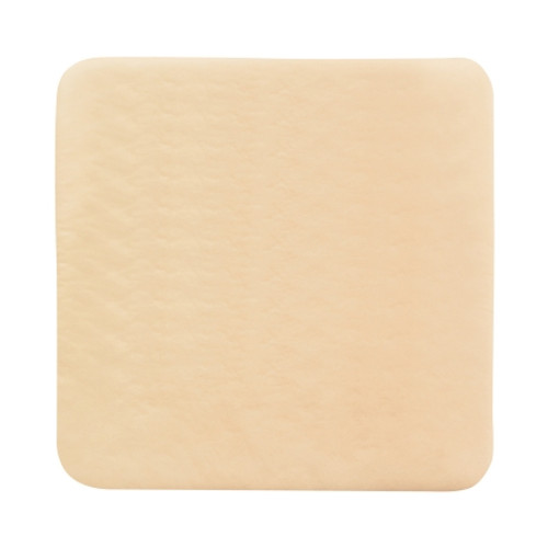 Thin Silicone Foam Dressing McKesson Lite 6 X 6 Inch Square Silicone Gel Adhesive without Border Sterile 4894