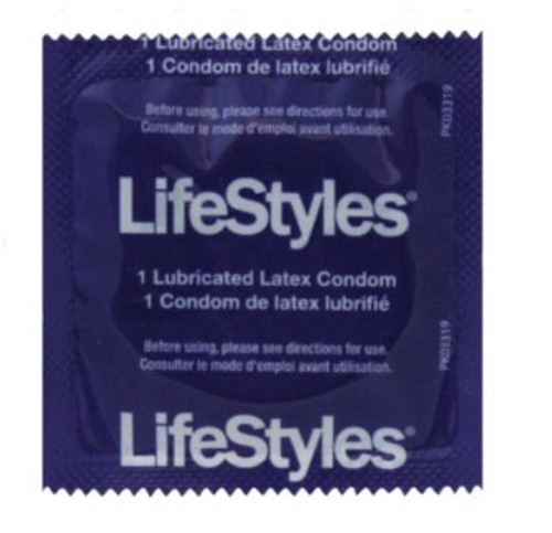 Condom Lifestyles Lubricated One Size Fits Most 1 000 per Case A5900C