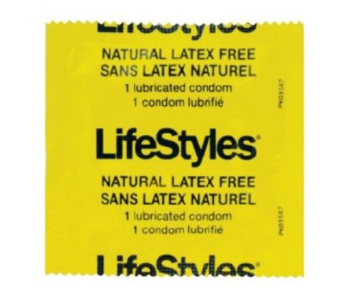 Condom Lifestyles Lubricated One Size Fits Most 1 000 per Case A7800C
