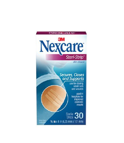 Skin Closure Strip Nexcare Steri-Strip 1/4 X 4 Inch Ventilated Strip White H1546