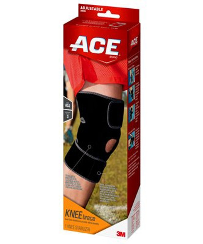 Knee Brace ACE One Size Fits Most Adjustable Left or Right Knee 200290