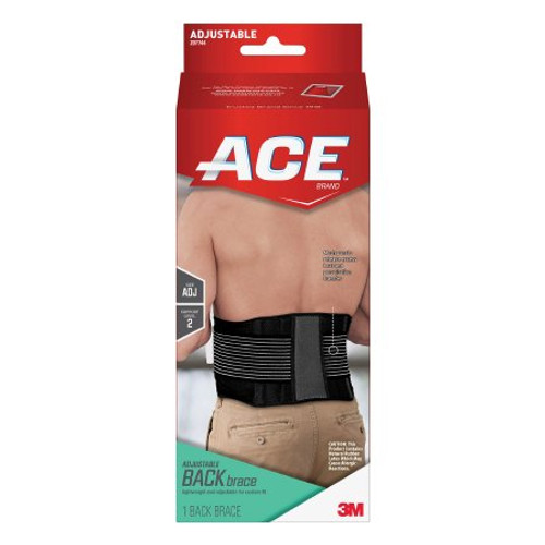 Back Brace 3M Ace One Size Fits Most Adult 207744