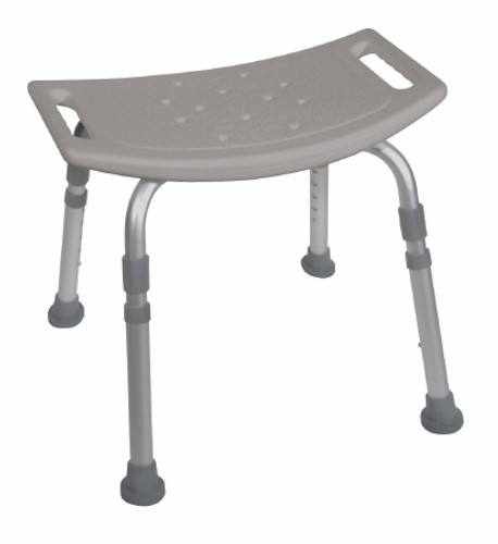 Knocked Down Bath Bench Fabrication Enterprises Without Arms Aluminum Frame Without Backrest 43-2402