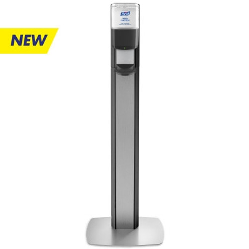 Hand Hygiene Dispenser Purell Messenger ES6 Graphite ABS Plastic Automatic 1200 mL Floor Stand 7316-DS-SLV