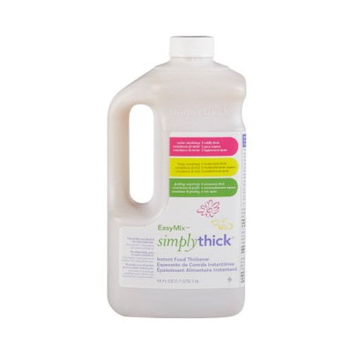 Food and Beverage Thickener SimplyThick Easy Mix 1.6 Liter Pump Bottle Unflavored Gel Honey / Nectar / Pudding Consistency ST2LBOTTLE