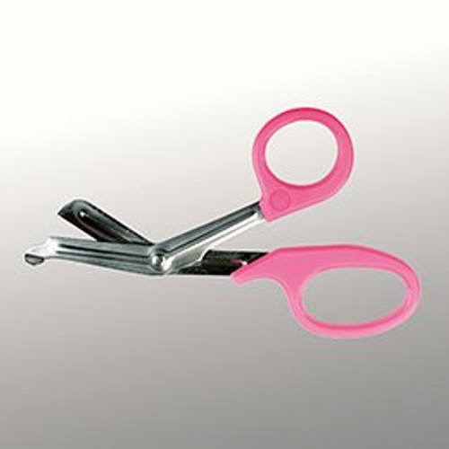 Trauma Shears McKesson Medicut Pink 7-1/4 Inch Length Medical Grade Stainless Steel Finger Ring Handle Blunt Tip / Blunt Tip 320NPMM