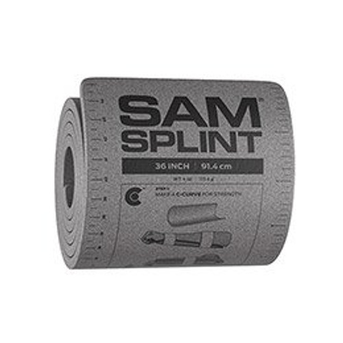 McKesson SAM Moldable Splint Foam / Aluminum Gray 36 Inch SP1109R-LOGO