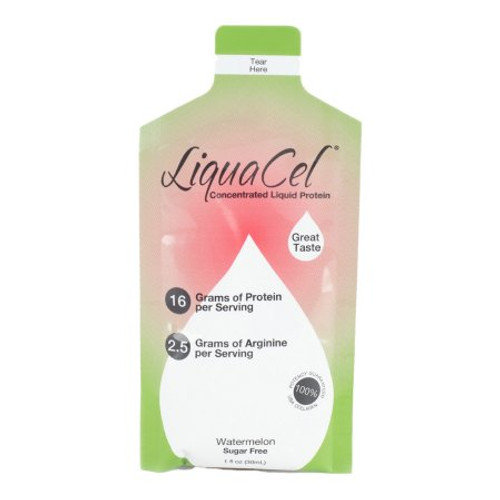 Oral Protein Supplement LiquaCel Watermelon Flavor Ready to Use 1 oz. Individual Packet GH97