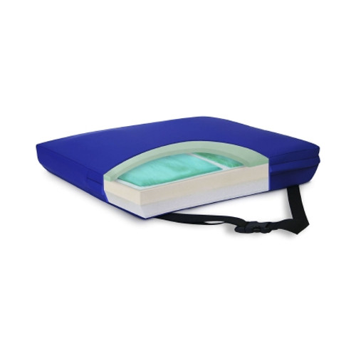 Seat Cushion APEX CORE 20 W X 16 D X 3 H Inch Foam / Gel 9599-G-201603 Seat Cushion APEX CORE 20 W X 16 D X 3 H Inch Foam / Gel 9599-G-201603