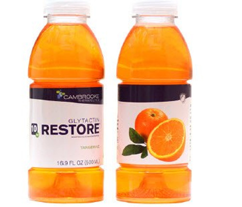 PKU Oral Supplement Glytactin Restore Tangerine Flavor 16.9 oz. Bottle Ready to Use 35005