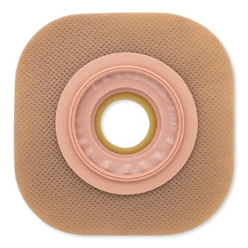 Ostomy Barrier New Image Pre-Cut Standard Wear Adhesive Tape Borders 57 mm Flange Red Code System Flexwear 1-1/4 Inch Opening 13506
