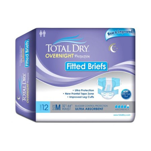 Unisex Adult Incontinence Brief Total Dry Medium Disposable Heavy Absorbency SP92310