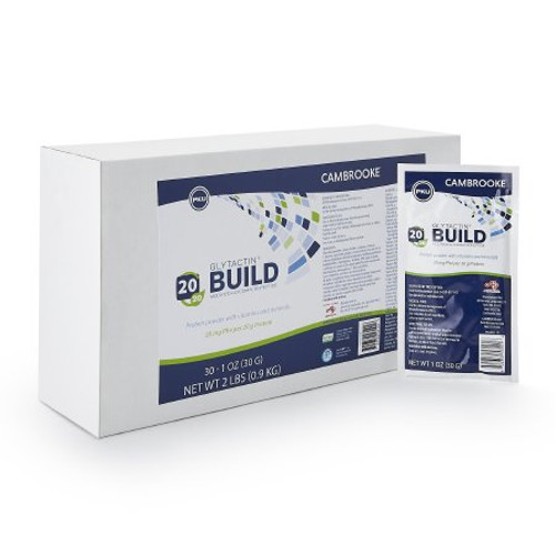 PKU Oral Supplement Glytactin BUILD 20 / 20 Neutral Flavor 1.2 oz. Individual Packet Powder 35311
