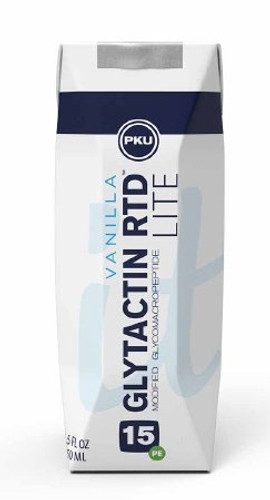 PKU Oral Supplement Glytactin RTD Lite Vanilla Flavor 8.5 oz. Carton Ready to Use 35184