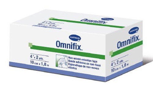 Dressing Retention Tape with Liner Omnifix Elastic Skin Friendly Nonwoven 4 Inch X 2 Yard White NonSterile 900601