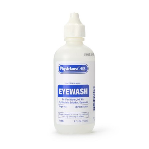 Eyewash Solution First Aid Only 4 oz. Bottle 7-006