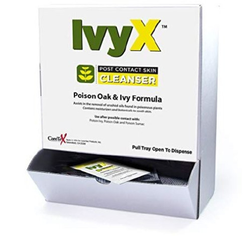 Itch Relief IvyX Post-Contact Towelette 25 per Box Individual Packet 84640