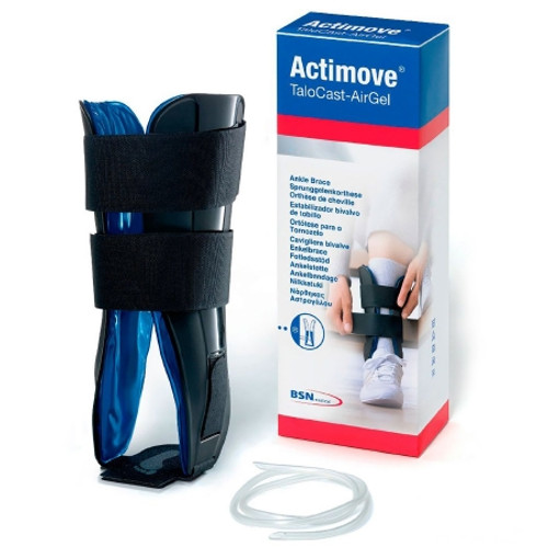 Ankle Brace with Gel Pads Actimove TaloCast-AirGel Trainer Hook and Loop Strap Closure Right Ankle 7308856