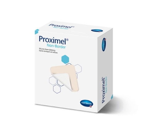 Silicone Foam Dressing Proximel Non-Border 6 X 6 Inch Square Silicone Adhesive Without Border Sterile 15713103