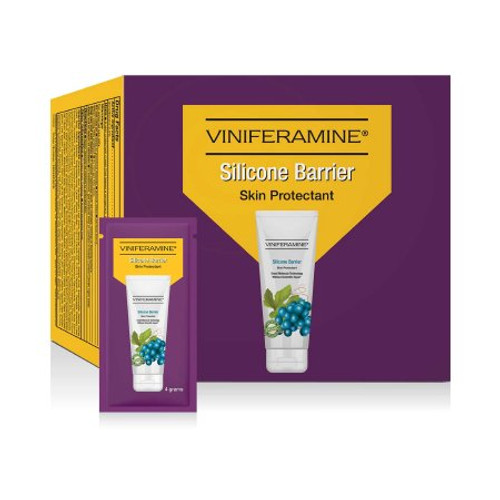Skin Protectant Viniferamine Silicone Barrier 4 Gram Individual Packet Scented Cream 56068