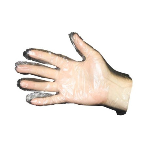 Food Service Glove Prime Source Medium Polyethylene Clear 13 Inch Straight Cuff Sterile 750071395