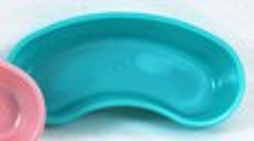 Emesis Basin Turquoise 500 cc Plastic Single Patient Use GP85006