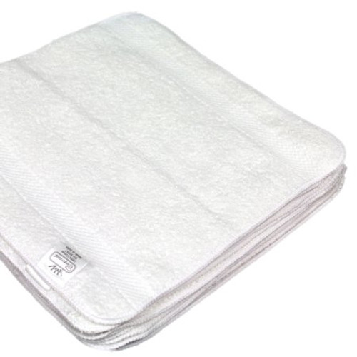 Washcloth Olympic Elegance 12 X 12 Inch White Reusable 106811